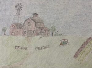 "Farm Scene" by Aubrey Douglas